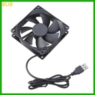 BUB 92MM USB Fan 5V 9225 Brushless Cooling Fan 92x92x25MM for PC Computer Case