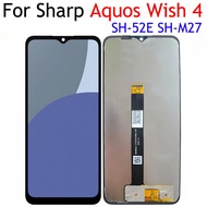 6.6 Inch Black For Sharp Aquos Wish4 SH-52E SH-M27 Aquos Wish 4 LCD DIsplay Touch Screen Digitizer P