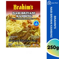 BRAHIM's Nasi Briyani Kambing Segera | Briyani Mutton Rice to Eat Meal 250g Instant Rice Ready to Ea