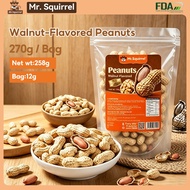 Mr. Squirrel 108g Walnut Flavored Roasted Peanuts Crispy Nut Snacks, Family Snack Food For Filipino