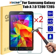 2 PCS For Samsung Tab A 7.0 T280 T285 Tab 3 7.0 Lite Tempere GLASS Screen Protector Anti Scratch Protective Film Ultra Clear 9H Hardness Guard Cover Tablet Shield