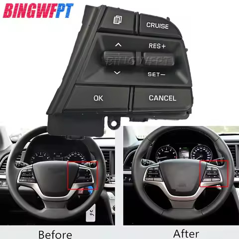 Cruise Control Switch Multi-function Steering Wheel Buttons Switches For Hyundai Accent 1.6L 2019 20