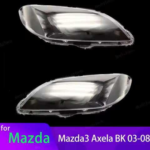 Head Lights Cover For Mazda 3 Mazda3 Axela BK 2003-2008 Transparent Housing Front Headlights Lens Sh