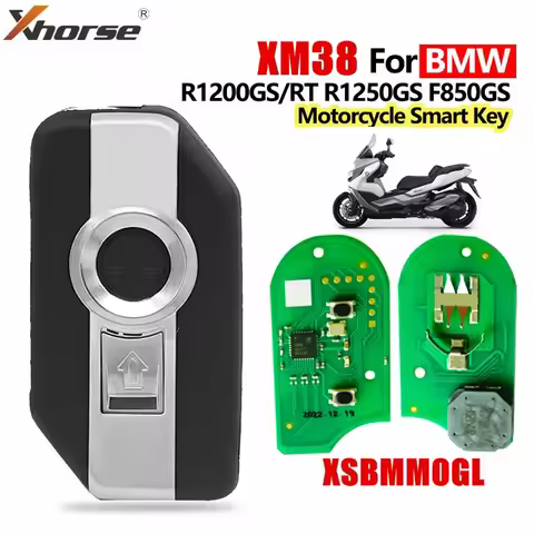 Xhorse VVDI XM38 XSBMM90 Support 8A/4D 80Bit Transponder Chips for BMW R1200GS/RT R1250GS F850GS Mot
