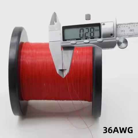 10M/100M UL10064 FEP Wire 40/36/34/32/30/28/26AWG PTFE Plastic Ultra Fine Micro Litz Wires Solder Hi