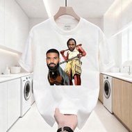 Womens T Shirt Drake And Snoop Dogg Round Neck Tshirt Clothes Loose streetwear T Shirt Women T Shirt