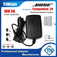 18V 2A AC/DC Adapter Charger for Bose Companion 20 Multimedia Speaker System PSM36W-180 101PS-024 Sw