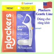 Plackers Gentleslide dental floss mint flavor [American product]
