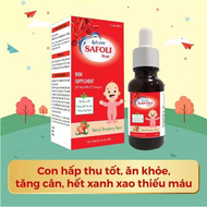 Avisure safoli drops - sắt cho bé dạng nhỏ giọt bé đủ máu để nuôi cơ thể.