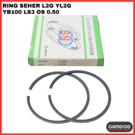 Ring Seher Piston yamaha L2g Yl2g Yb100 Yb 100 L2 g Ls3 Os Oversize Ukuran 0.50