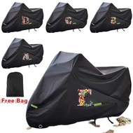 Motorbike Cover Portable Sunscreen Cover DustProof Cover butterfly letter Series Package