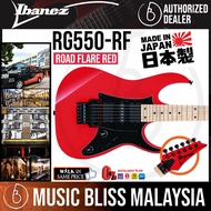 Ibanez Genesis Collection RG550 Electric Guitar - Road Flare Red / Desert Sun Yellow / Purple Neon (