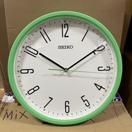 [TimeYourTime] Seiko Clock QHA011M Decorator Green Analog Quartz Standard Basic Wall Clock QHA011