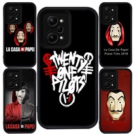 Case for Xiaomi Redmi Note 12 14 poco X5 F5 14T F6 Pro 5G Black Silicone M-49 La Casa De Pape
