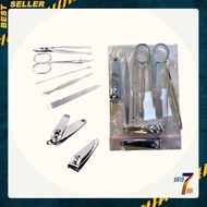 Satu7an RT-03-GK Nail Clippers Set 7 Pcs Manicure Pedicure Mini Stainless Steel Portable Nail Clippe