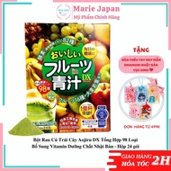 Bột Rau Củ Trái Cây Aojiru DX Tổng Hợp 98 Loại Bổ Sung Vitamin Dưỡng Chất Nhật Bản Hộp 24 Gói