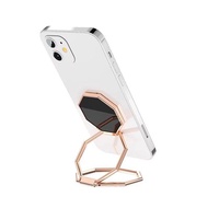 Mobile Phone Stand Desktop Metal Creativity Paste Fastened Ring Foldable and Hoisting Portable Rotate for  Tablet Bean Bag Car Adjustable Magnetic Support Frame Ultra-Thin Mobile Phone Clamp Pedestal Alloy