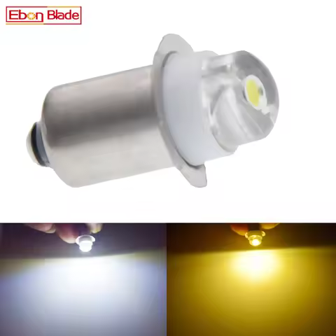 1/2 Pcs P13.5s LED Lamp For Maglite 0.5W PR2 PR3 Warm/White Flashlight Bike Spot Bulb 3V 4.5V 4.8V 6