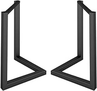 2X Metal Table Legs,L-shaped Furniture Feet,Height 68cm,Coffee Table Legs/Industrial Table Legs/DIY 
