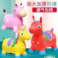Jumping Extra Large Music Horse Jumping Children Baby Toy Jumping Horse Unicorn Stable Mount Inflata
