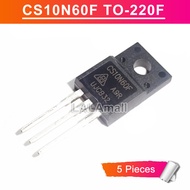 5pcs CS10N60F TO-220F CS10N60 CS10N60FA9R TO220F N-Channel 600V/10A MOSFET Transistor new original