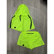 Women's sports shorts with extra lining D3c4thl0n