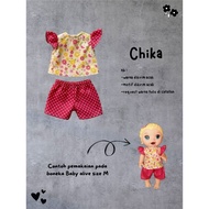 Yuzia C (DOLL NOT FOR SALE) - Chika baby alive doll clothes set toy clothes for baby alive lily baby