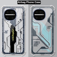 For Sharp Aquos R11 Crystal Case For Sharp R11 R 11 HD Painted Air Bag 360 Protect Matte Back Shell 