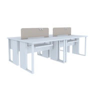 INDEX LIVING MALL โต๊ะคอมพิวเตอร์ 4 ที่นั่ง S รุ่นเวคตร