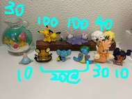 Pokemon 扭蛋 盲盒 Rement 友誼之木 比卡超 比超 百變怪 黏黏寶 咩利羊 咚咚鼠 布撥 拉普拉斯