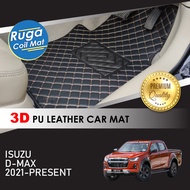 ISUZU D-MAX ( 2021 - 2025 ) 3D PU Leather Car Carpet Karpet Kereta Kulit PU 3D Car Mat Alas Kaki Ker