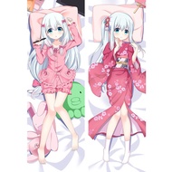 60x180cm Eromanga Sensei Anime Character Sagiri Eif Bedding Pillow Case Kawaii Hugging Body Pillow C