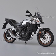 1:12 Scale Diecast Motorcycle Model Toys Honda CB400X Miniature Replica HUR3 UUVG MKNY L4EO 2R4O