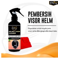 Helmet Visor Cleaner And Shine Clear Dark Smoke Iridium Taro Leaf Effect Inf
