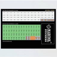 For Marcool 275 Yards Turret Scope Sticker Accessory for Scopes