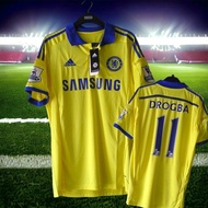 Jersey Bola Retro GO Chelsea 2014 2015 Away DROGBA 11