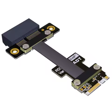ADT-Link M.2 WiFi A.E Key Adapter M.2-A/E key to PCI-E 3.0 X1 Adapter Extension Cable R51SF R51SR R5