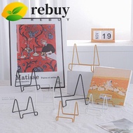 REBUY Iron Magazine Rack, Newspaper File Book Storage Rack, INS Photo Collection Picture Display Sta