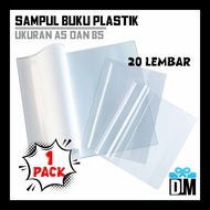 Plastic book Cover plastic book Cover A5 B5 Jenia PPsampul buku