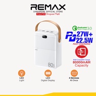 [CCC Certified] RPP-118 Piloteer 80000mAh 27W+22.5W PD+QC LED Light Fast Charging Power Bank