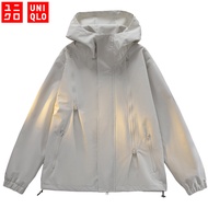 M-5XL UNIQLO Men's Waterproof Jacket Outdoor Sports Windproof Waterproof Mountaineering Jacket