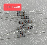 10pcs resistor 10K ohm 1watt resistor 1 watt 10kohm 10 k ohm 1w