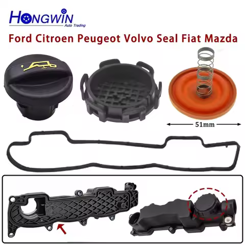 1313806 1254229 Breather Membrane Valve Cover PCV For Ford Focus Fiesta Fusion 1.6TDCi 3M5Q6K271AD 1