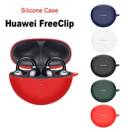Silicone Earphone Case For Huawei FreeClip Headphone Cover Shockproof Anti-scratch Protective Access