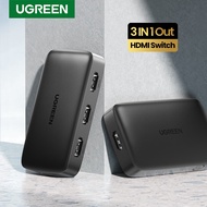 UGREEN HDMI Switch for Xiaomi Mi Box 3 In 1 Out HDMI Switcher 4K/30Hz for TV box PS4 Switch HDMI 4K 