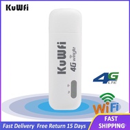 KuWFi 4G Router B Modem 4G Wifi Dongle Unlocked Mini Car Wireless Routers Mobile Wifi Hotspot With Sim  Slot