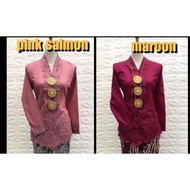 (top only)Kebaya sulam atau kebaya nonya