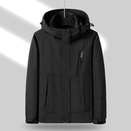 Autumn windproof jacket M-5XL waterproof windproof jacket men's hooded jacket