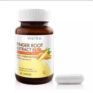 Vistra Finger Root Extract 30แคปซูล วิสทร้า กระชายขาว สกัด