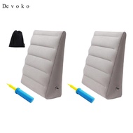 [Devoko] Inflatable Wedge Pillow Fast Inflation And Deflation Sleeping Bed Pillow for Camping